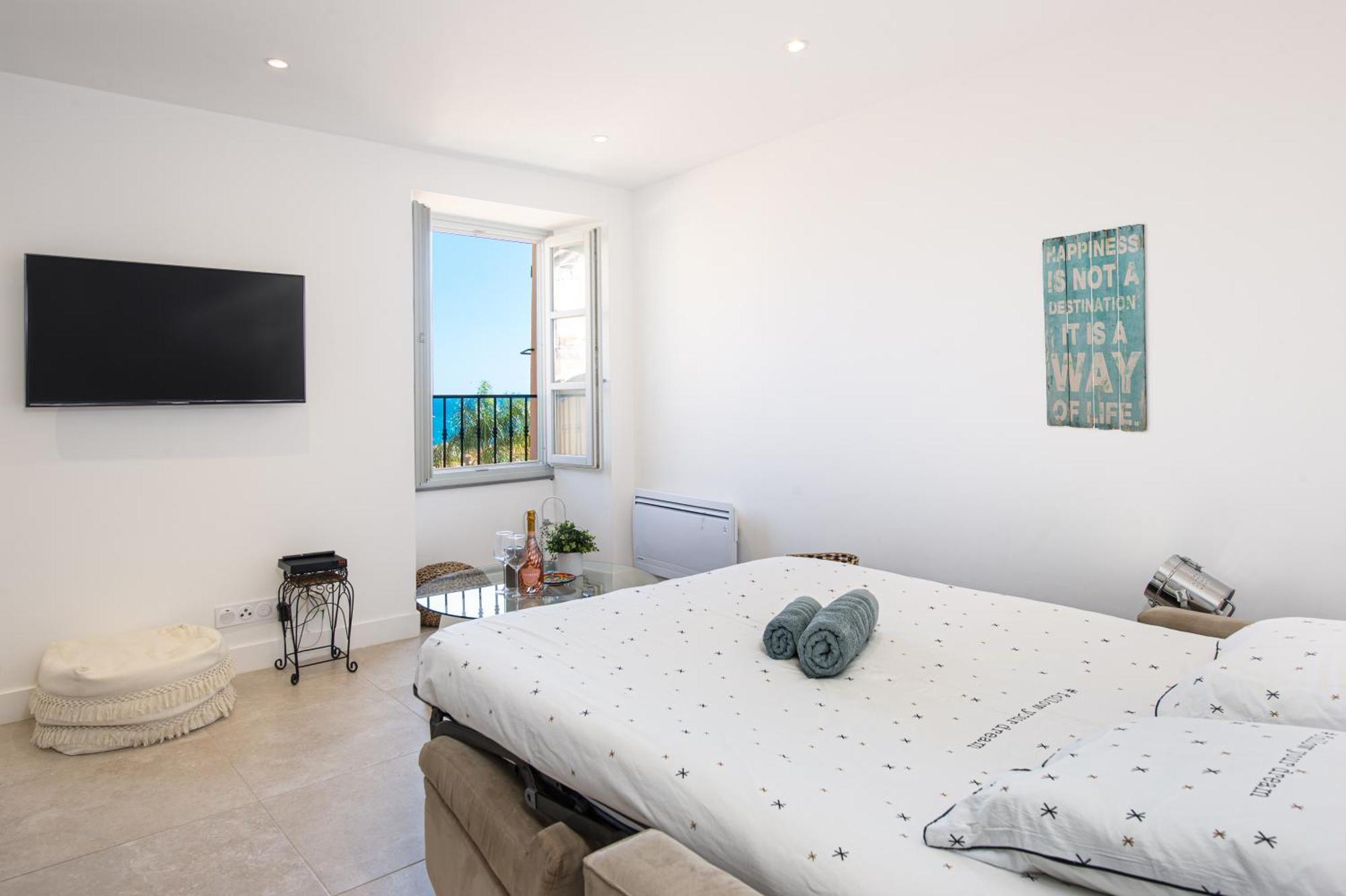 Appartement Palm Riviera - Vieille De - Vue Menton